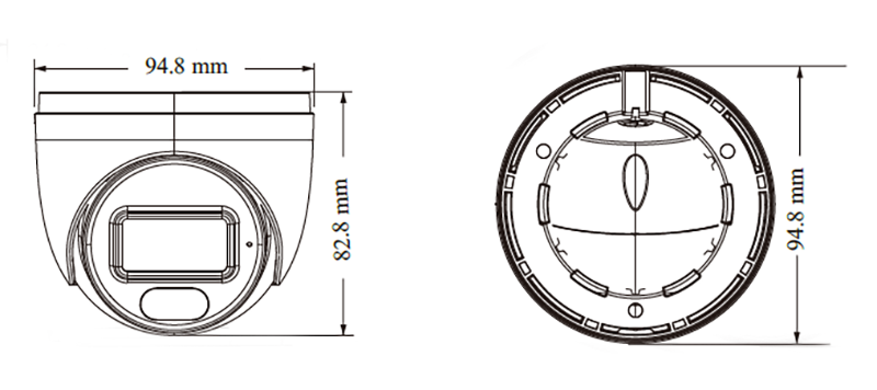 دوربین مداربسته تحت شبکه TD-9540S4L 4MP TVT